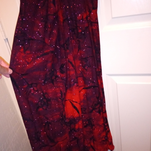 Women's Deep Back Plunge Hi Low BodyCon Glitter Evening Party Dress - Picture 9 of 9